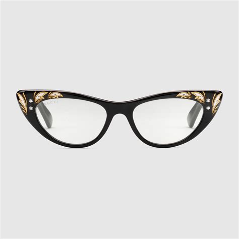 gucci cat eye optical glasses.